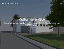 Tablet Screenshot of kkv-karbach.de